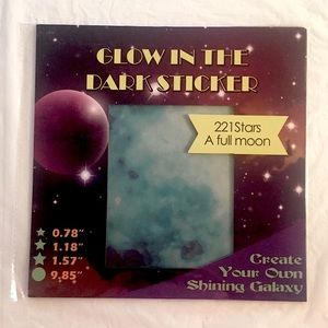 NWT - Glow In The Dark Stars & Moon Stickers